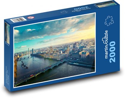 Thameses - London, river - Puzzle 2000 pieces, size 90x60 cm 