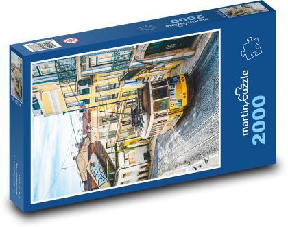Tram - train, transport - Puzzle 2000 pieces, size 90x60 cm 