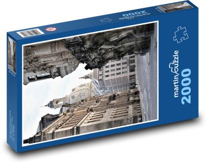 Drezno - budynki, ulice - Puzzle 2000 elementów, rozmiar 90x60 cm