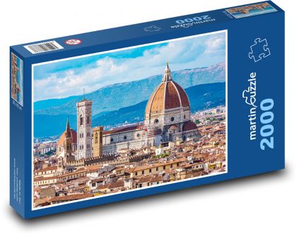 Katedrála - kupoly, budovy - Puzzle 2000 dielikov, rozmer 90x60 cm 