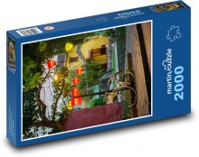 Hoi An - Vjetnam, kolo Puzzle 2000 dílků - 90 x 60 cm