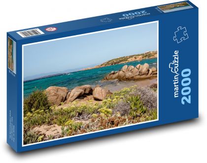 Sardínia - Taliansko, more - Puzzle 2000 dielikov, rozmer 90x60 cm 