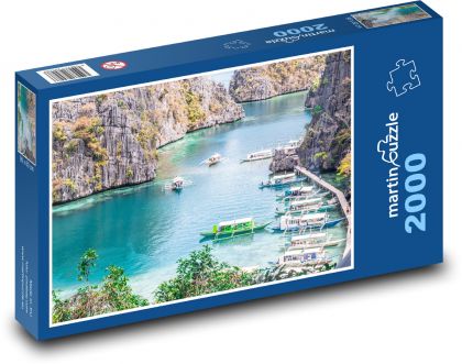 Boote - Wasser, Natur - Puzzle - 2000 Teile