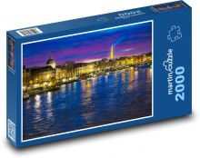 Paris - France, night Puzzle 2000 pieces - 90 x 60 cm