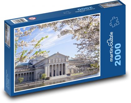 Múzeum vedy a priemyslu - Chicago, stavebníctvo - Puzzle 2000 dielikov, rozmer 90x60 cm 