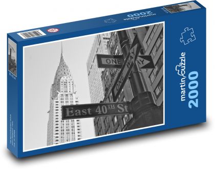 Nowy Jork - USA, ulice - Puzzle 2000 elementów, rozmiar 90x60 cm