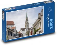 Švajčiarsko - Európa, historické centrum Puzzle 2000 dielikov - 90 x 60 cm