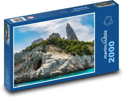 Príroda - skaly, more - Puzzle 2000 dielikov, rozmer 90x60 cm 