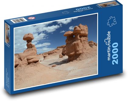 Goblin Valley - Utah, USA - Puzzle 2000 dielikov, rozmer 90x60 cm 