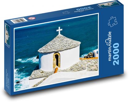 Grécko - ostrov Skopelos - Puzzle 2000 dielikov, rozmer 90x60 cm 