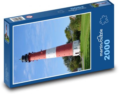 Lighthouse - Germany, North Sea - Puzzle 2000 pieces, size 90x60 cm 