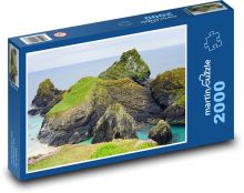 Oceán - skaly, more Puzzle 2000 dielikov - 90 x 60 cm