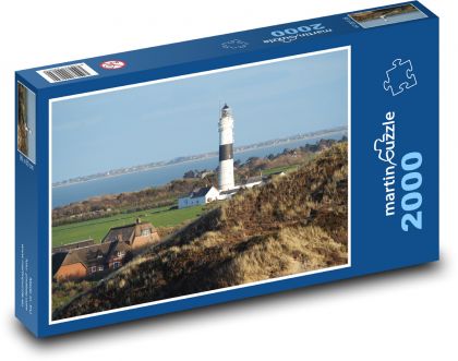 Maják - ostrov Sylt, Německo  - puzzle 2000 dílků