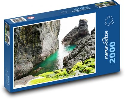 Oceán - skaly, more - Puzzle 2000 dielikov, rozmer 90x60 cm 