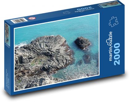 Volcano - sea, nature - Puzzle 2000 pieces, size 90x60 cm 