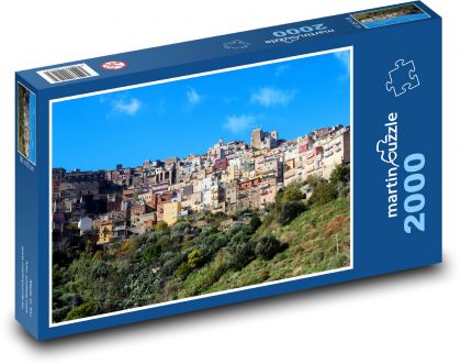 Sizilien - Insel, Häuser - Puzzle - 2000 Teile