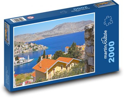 Mesto - more, príroda - Puzzle 2000 dielikov, rozmer 90x60 cm 