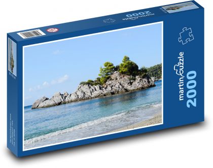 Strand - Felsen, Insel - Puzzle - 2000 Teile