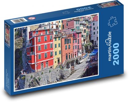 Cinque Terre - ostrov, Itálie - Puzzle 2000 dílků, rozměr 90x60 cm