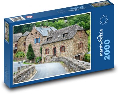 Starożytna wioska - dom, budownictwo - Puzzle 2000 elementów, rozmiar 90x60 cm