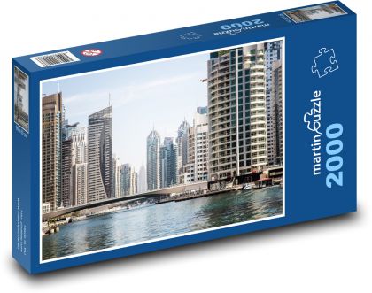 Dubaj - město, architektura - Puzzle 2000 dílků, rozměr 90x60 cm
