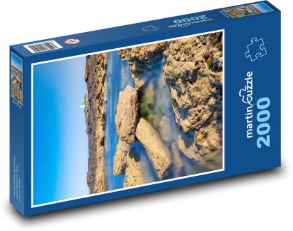 Maják Godrevy - Cornwall, Anglie - puzzle 2000 dílků