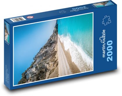 Řecko - ostrovy, moře - Puzzle 2000 dílků, rozměr 90x60 cm