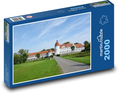 Hrad - Nordborg, Dánsko - puzzle 2000 dílků