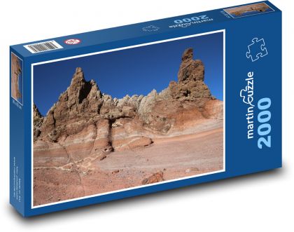 Wyspy Kanaryjskie - Teneryfa, Hiszpania - Puzzle 2000 elementów, rozmiar 90x60 cm