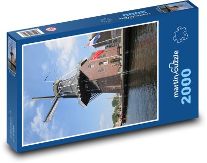 Mühle - Niederlande, Land - Puzzle - 2000 Teile