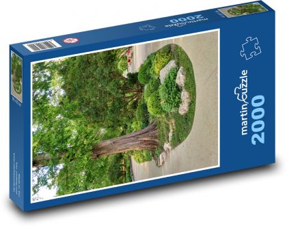 Markétin ostrov - park, Budapešť - Puzzle 2000 dílků, rozměr 90x60 cm