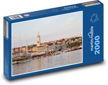 Chorvátsko - ostrov Krk, pobrežie Puzzle 2000 dielikov - 90 x 60 cm