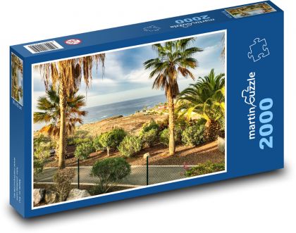 Tenerife - sea, palm trees - Puzzle 2000 pieces, size 90x60 cm 