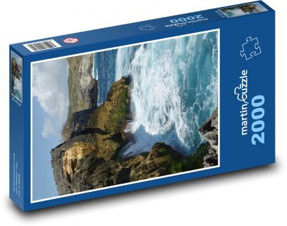 Indonézia - ostrov, oceán - Puzzle 2000 dielikov, rozmer 90x60 cm 