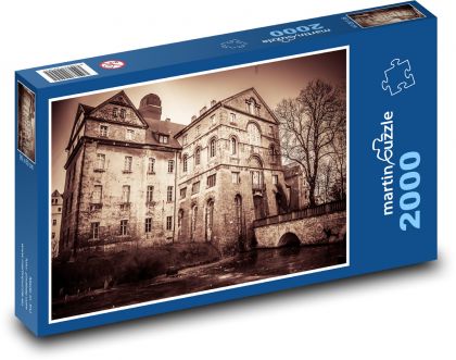 Dom - starý, strašidelný - Puzzle 2000 dielikov, rozmer 90x60 cm 