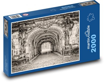 Drážďany - historické centrum, Německo - puzzle 2000 dílků