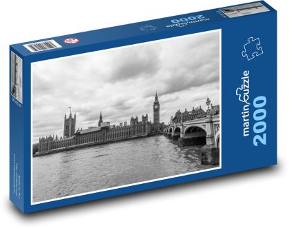 Londýn - Westminster, Big Ben - Puzzle 2000 dielikov, rozmer 90x60 cm 