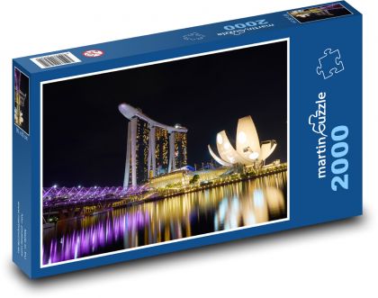 Singapur - Asie, luxus - puzzle 2000 dílků