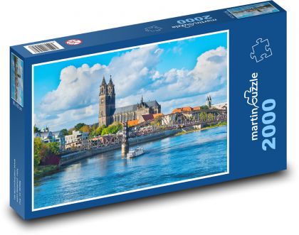 Magdeburg - Saxony-Anhalt, Germany - Puzzle 2000 pieces, size 90x60 cm 