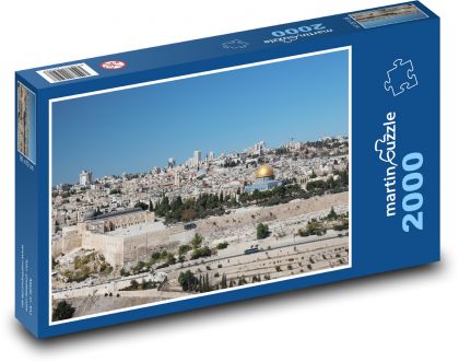Jerusalem - historisches Zentrum, Stadt - Puzzle - 2000 Teile
