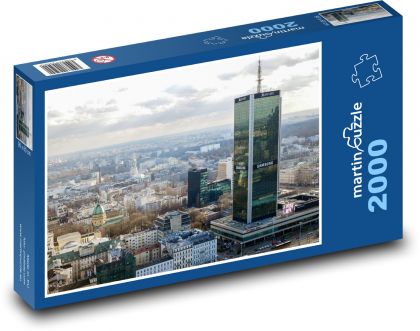 Warsaw - hotel, Poland - Puzzle 2000 pieces, size 90x60 cm 