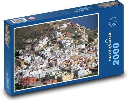 Gran Canaria - město, Španělsko.jpg - puzzle 2000 dílků