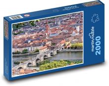 Würzburg - Německo, město  Puzzle 2000 dílků - 90 x 60 cm