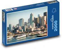 Seattle - Washington, lodě Puzzle 2000 - 90x60 cm