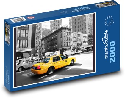 Taxi - New York, Spojené státy americké - puzzle 2000 dílků