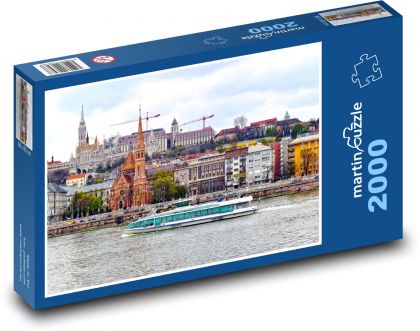 Budapešť - Maďarsko, mesto - Puzzle 2000 dielikov, rozmer 90x60 cm 