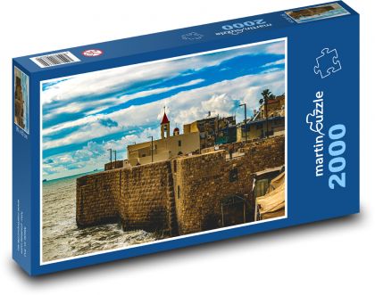 Akka - Izrael, morze - Puzzle 2000 elementów, rozmiar 90x60 cm