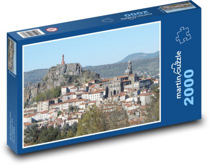 Le Puy-en-Velay - Francja, miasto - Puzzle 2000 elementów, rozmiar 90x60 cm