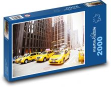 Žltý taxík - New York City Puzzle 2000 dielikov - 90 x 60 cm