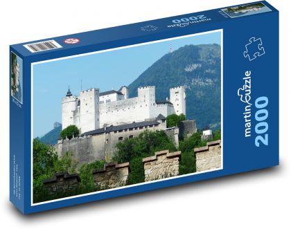 Pevnost Hohensalzburg - Rakousko, město - puzzle 2000 dílků